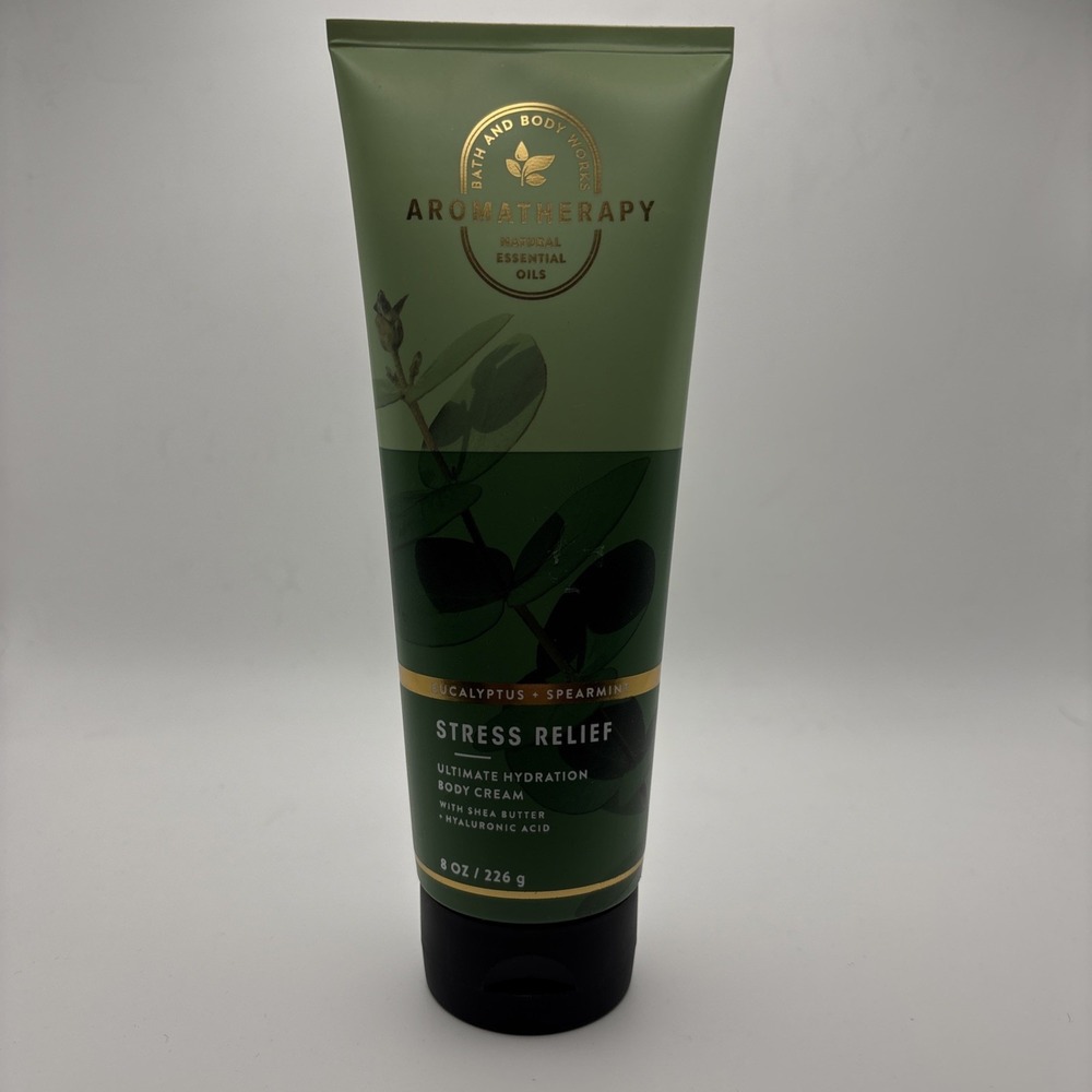 Bath & Body Works Aromatherapy Stress Relief Eucalyptus Spearmint Body Cream 8oz